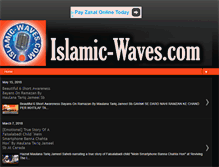Tablet Screenshot of islamic-waves.com